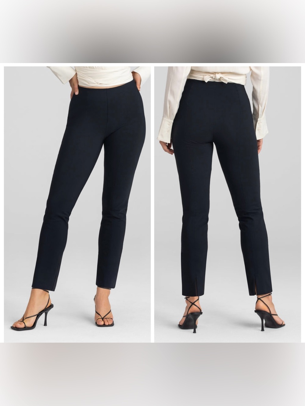 Honeylove Perfectionist Pant High Waisted Slimming Trouser Casual Black Size 2X